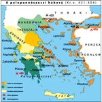 Peloponnészoszi háború kre 431-404